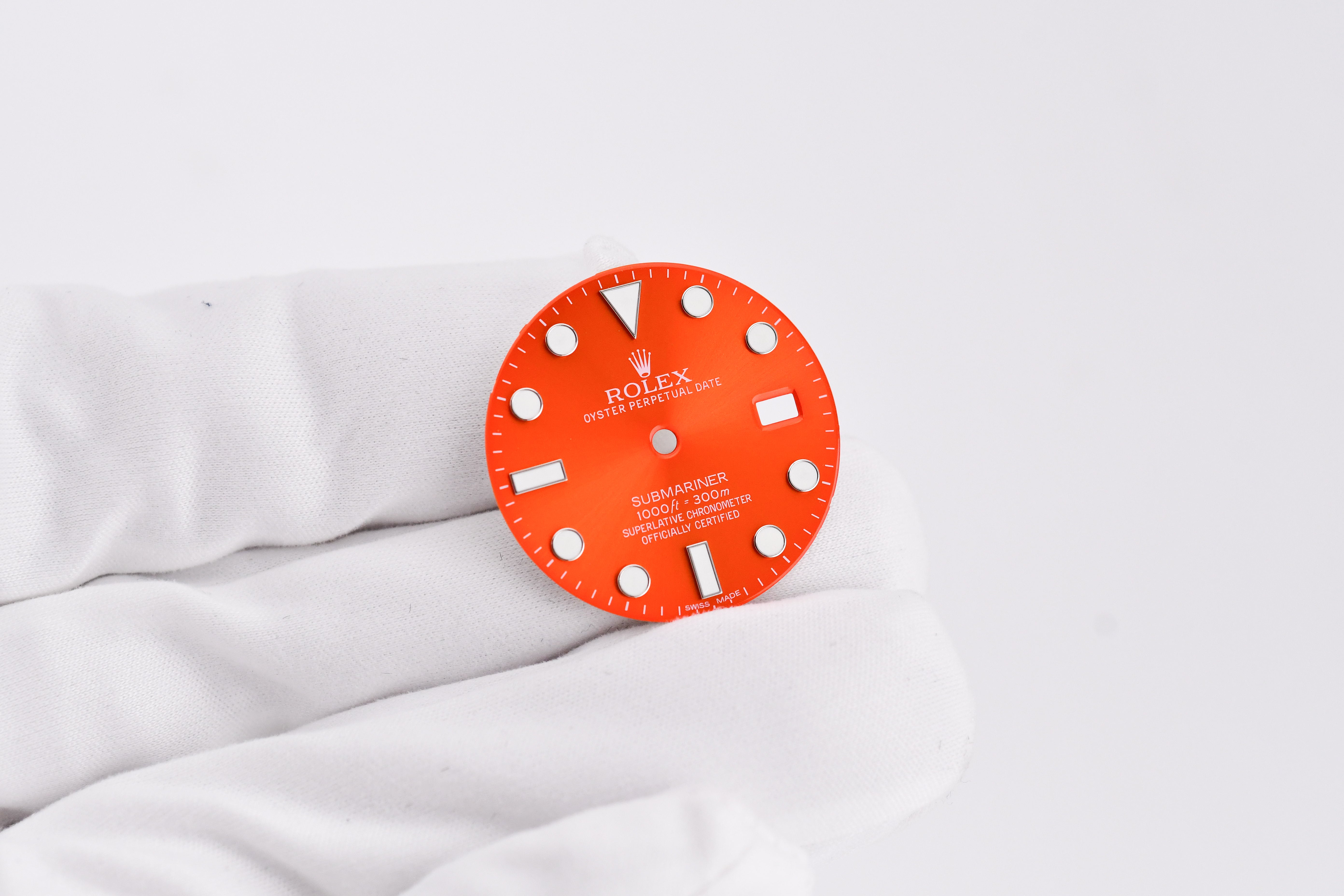 Custom Orange Rolex Dial Submariner 40mm 16800 16610 116610 116619